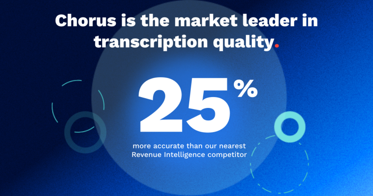 The Most Accurate Call Transcription Software on the… Chorus.ai