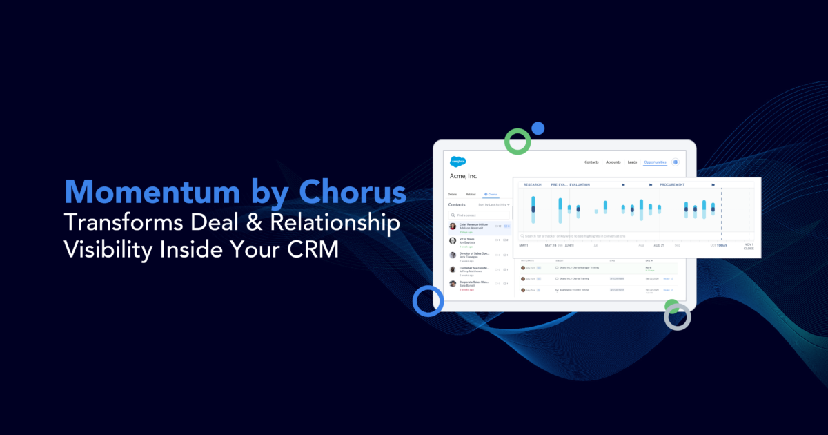 Introducing Momentum by Chorus Transform Deal &… Chorus.ai